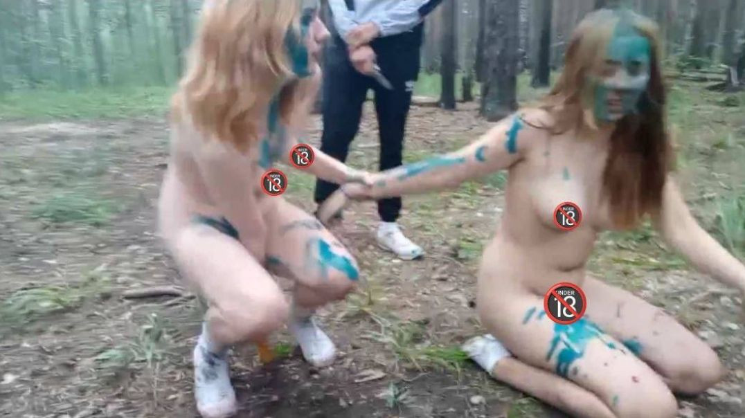 Двух подростков закладчиц трахнули спортики в лес